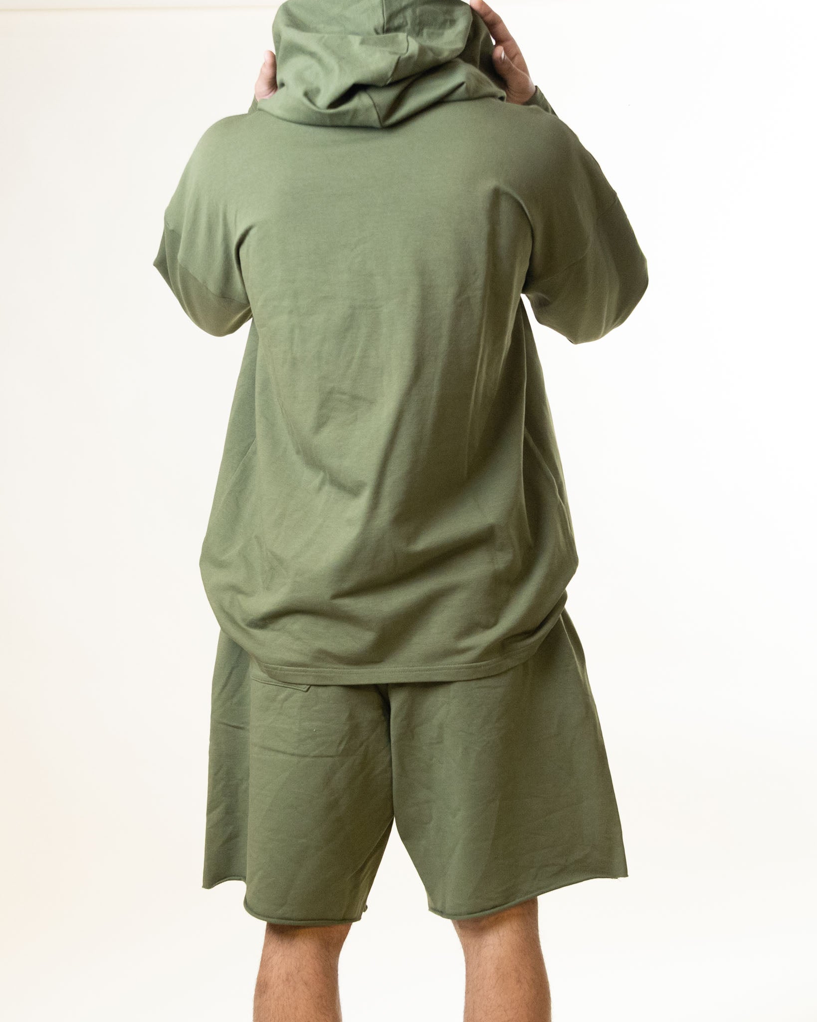 Alchemy Green Hoodie & Shorts Set