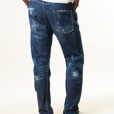 Dsquared Blue Torn Denim