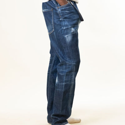 Dsquared Blue Torn Denim