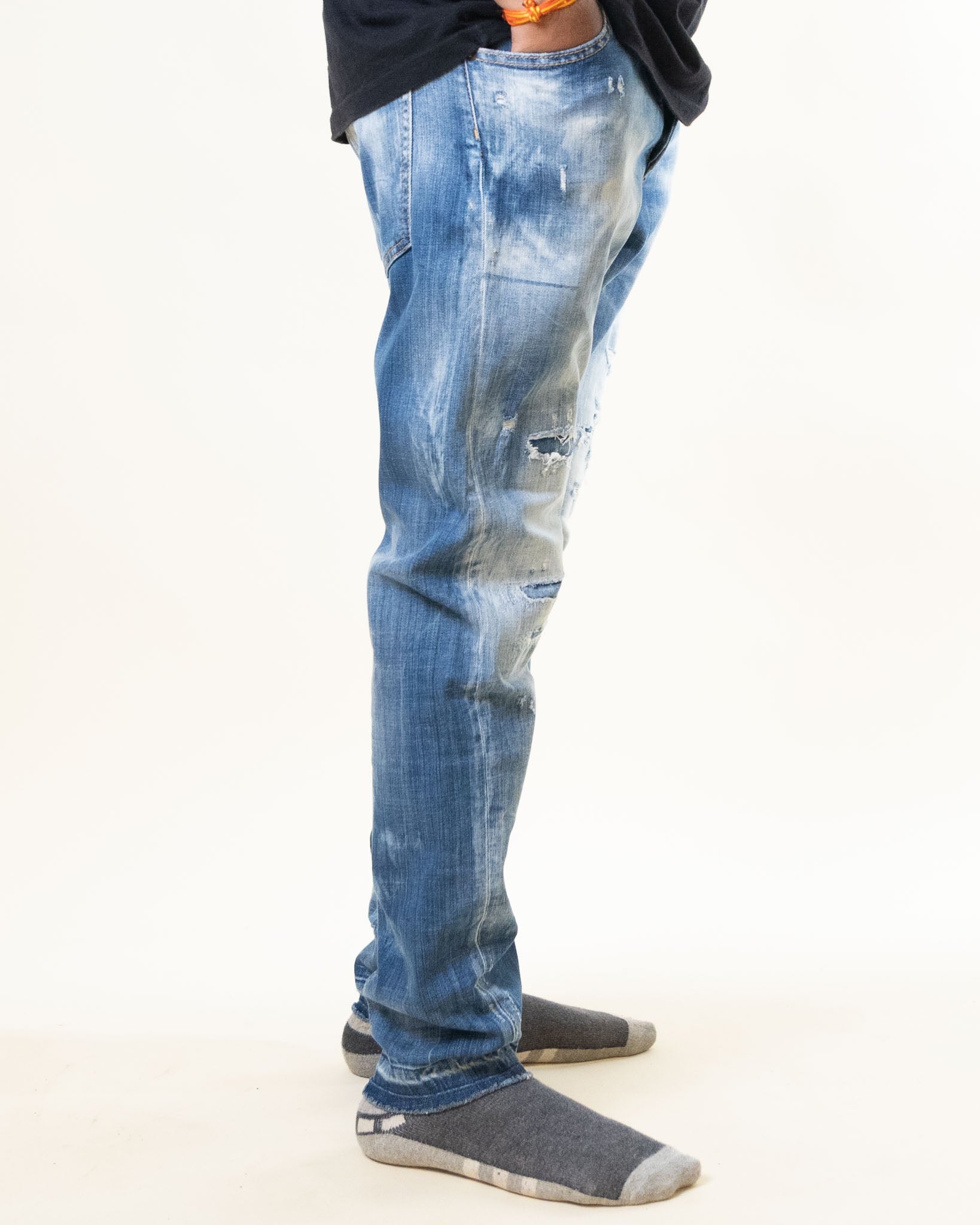 Dsquared Heavily Washed Denim