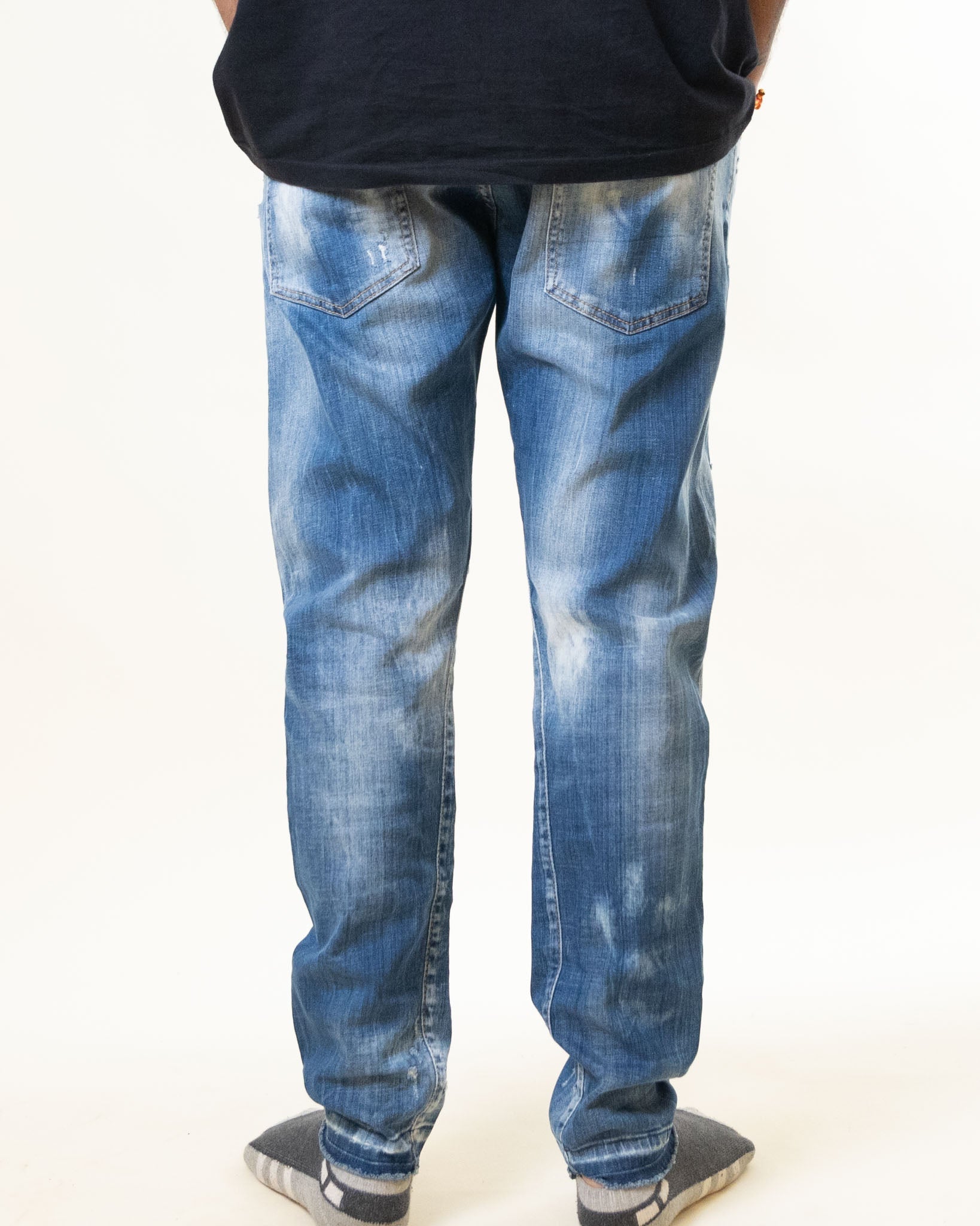 Dsquared Heavily Washed Denim
