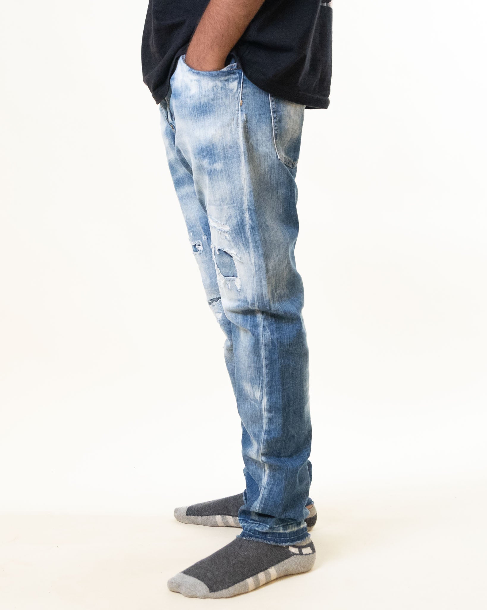Dsquared Heavily Washed Denim