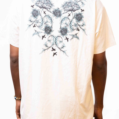 Givenchy White Floral 'Studio Homme' T-Shirt