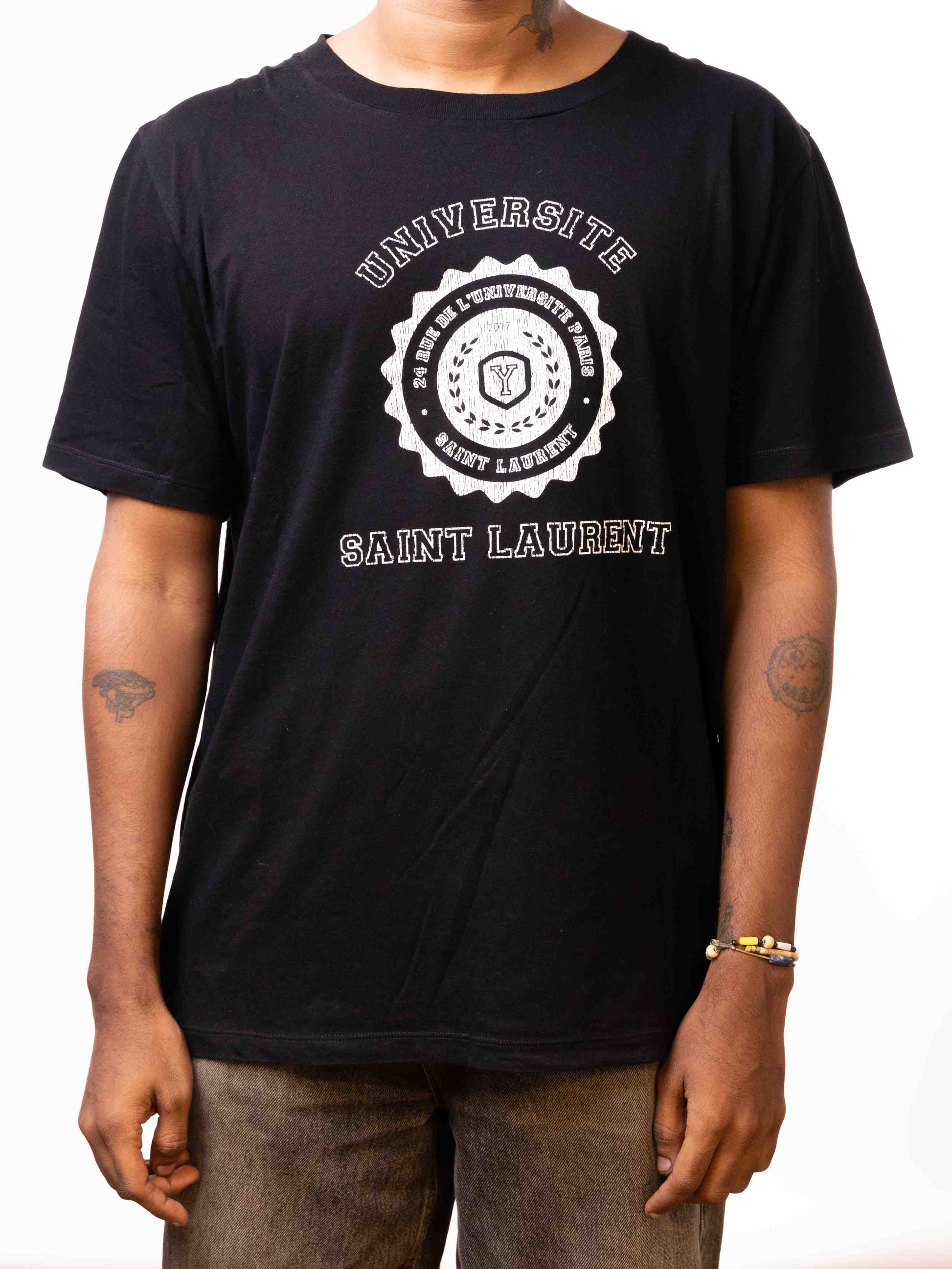 Saint Laurent Paris University T-Shirt