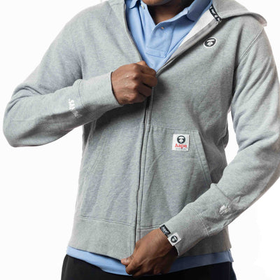 Aape By A Bathing Ape Grey Hoodie