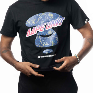 Aape By A Bathing Ape Logo Cotton T-Shirt - Black