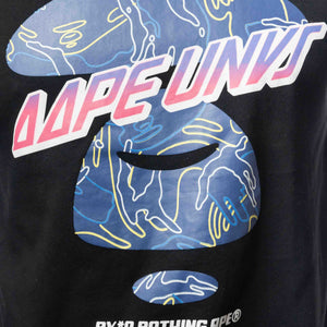 Aape By A Bathing Ape Logo Cotton T-Shirt - Black
