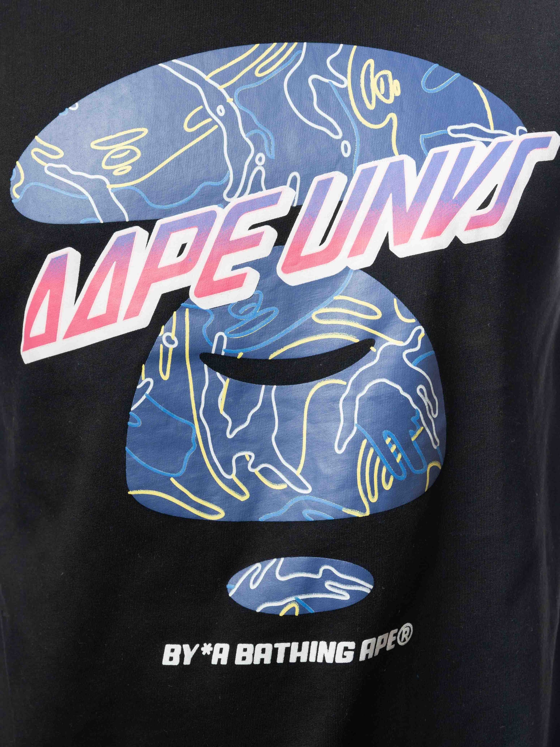 Aape By A Bathing Ape Logo Cotton T-Shirt - Black