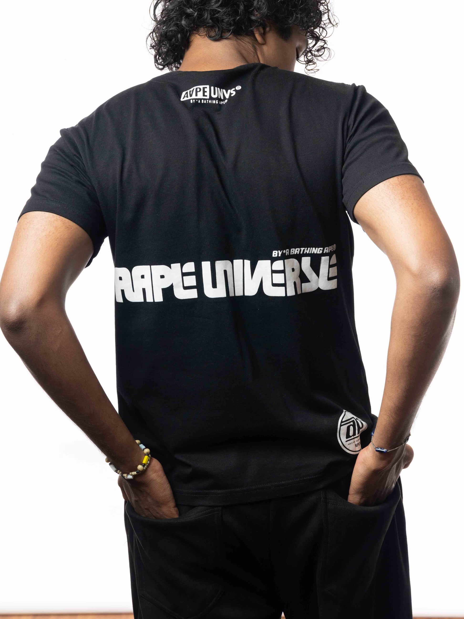 Aape By A Bathing Ape Logo Cotton T-Shirt - Black