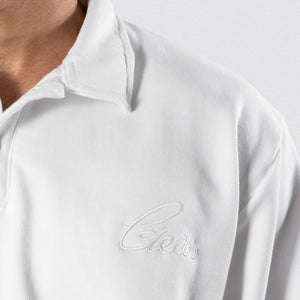 COLLARED POLO IN SANTORINI