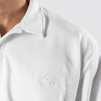 COLLARED POLO IN SANTORINI
