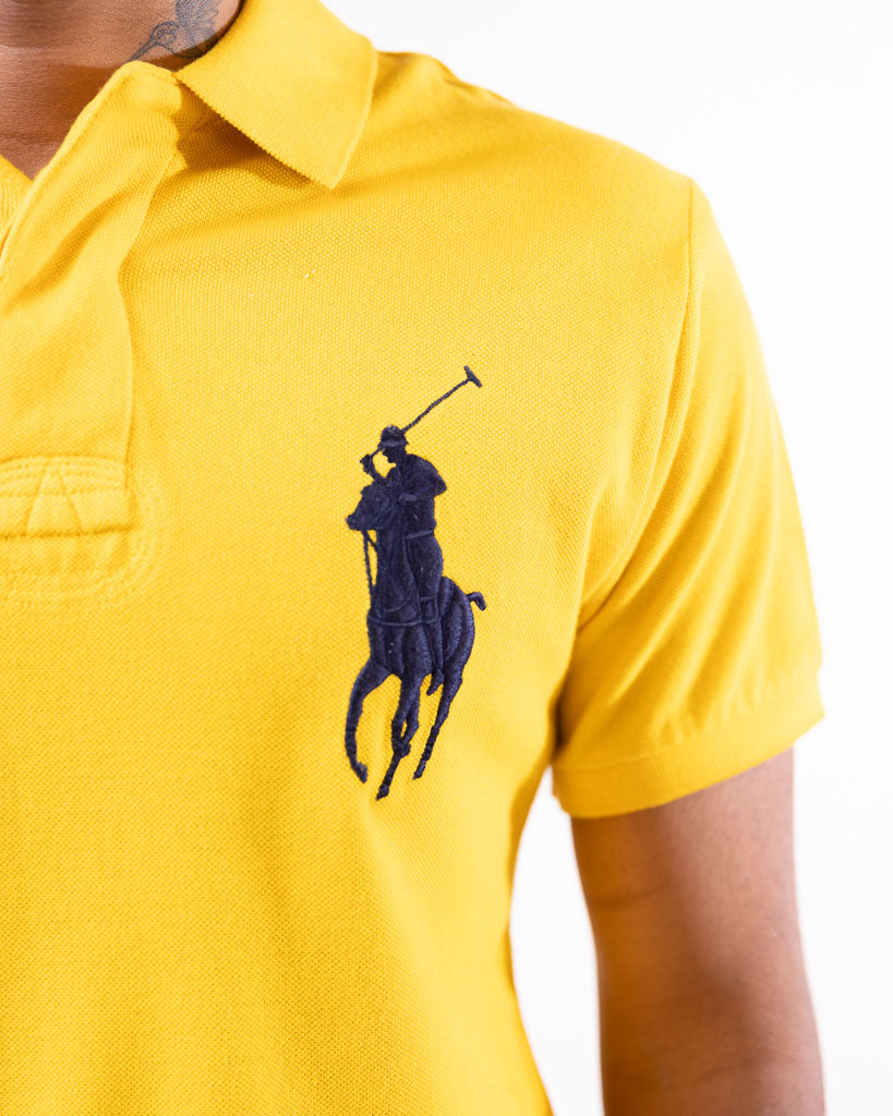 Ralph Lauren Track & Field Polo T-Shirt - Brazil Yellow