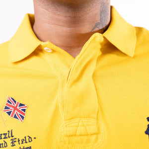 Ralph Lauren Track & Field Polo T-Shirt - Brazil Yellow