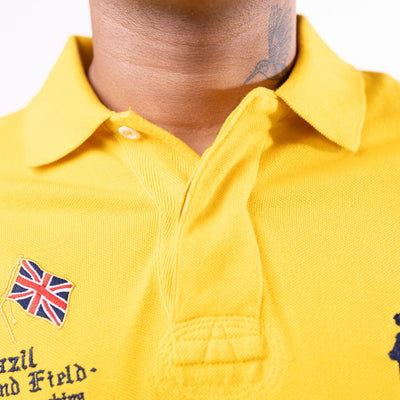 Ralph Lauren Track & Field Polo T-Shirt - Brazil Yellow