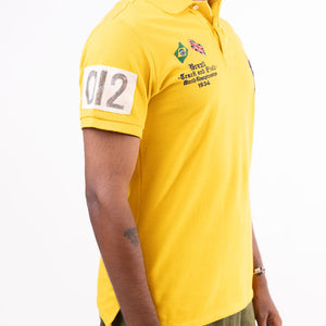 Ralph Lauren Track & Field Polo T-Shirt - Brazil Yellow