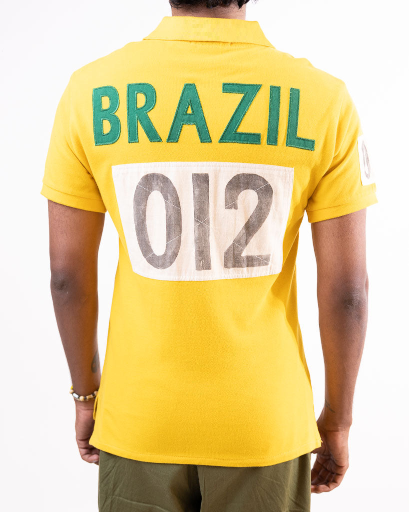 Ralph Lauren Track & Field Polo T-Shirt - Brazil Yellow