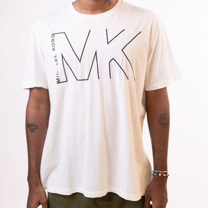 Michael Kors White Crew Neck Short Sleeve T-Shirt