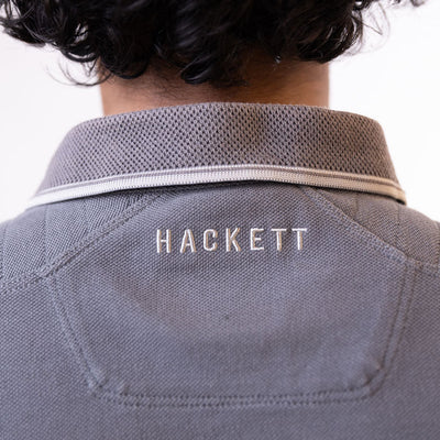 Hackett Aston Men's Martin Racing Polo T-Shirt - Grey