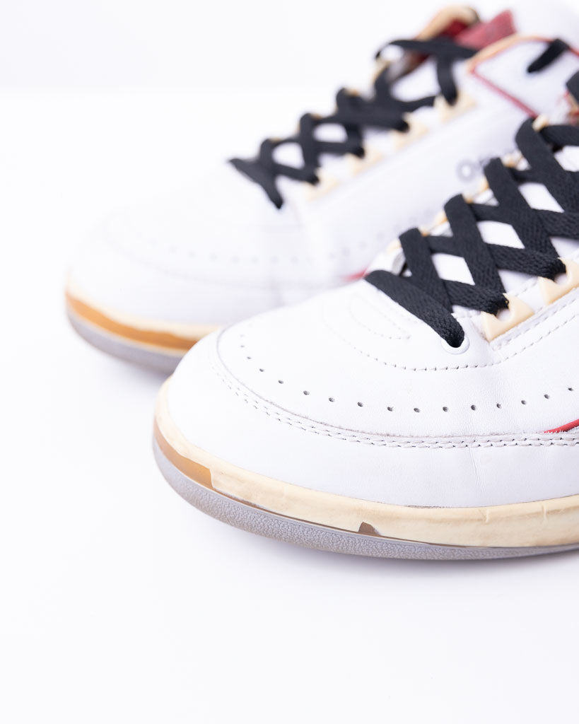 Nike Air Jordan 2 Retro Low SP Off-White White Red