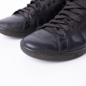 Yves Saint Laurent Sl01H Leather High Top Sneakers
