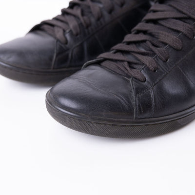 Yves Saint Laurent Sl01H Leather High Top Sneakers