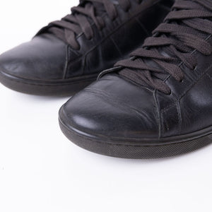 Yves Saint Laurent Sl01H Leather High Top Sneakers