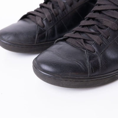 Yves Saint Laurent Sl01H Leather High Top Sneakers