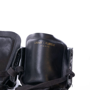 Yves Saint Laurent Sl01H Leather High Top Sneakers