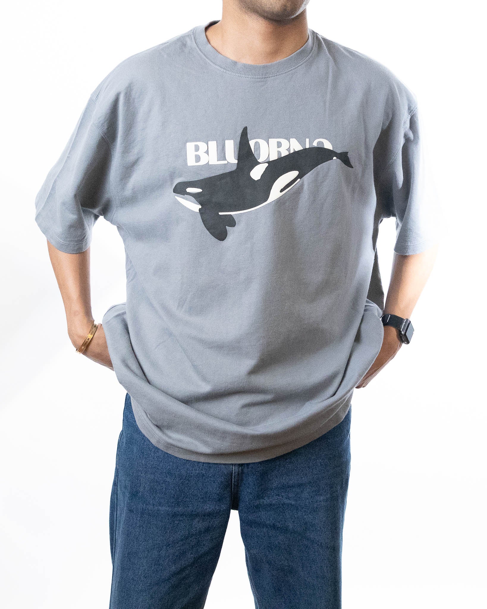 Bluorng Orca T-Shirt - Grey