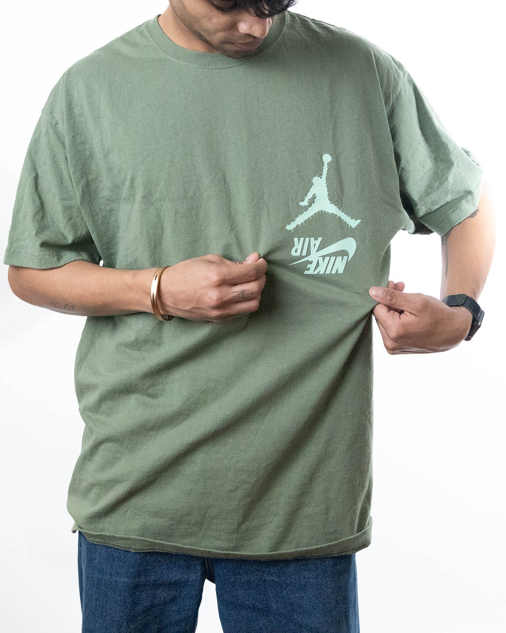 Travis Scott x Jordan Cactus Highest T-Shirt 'Olive'