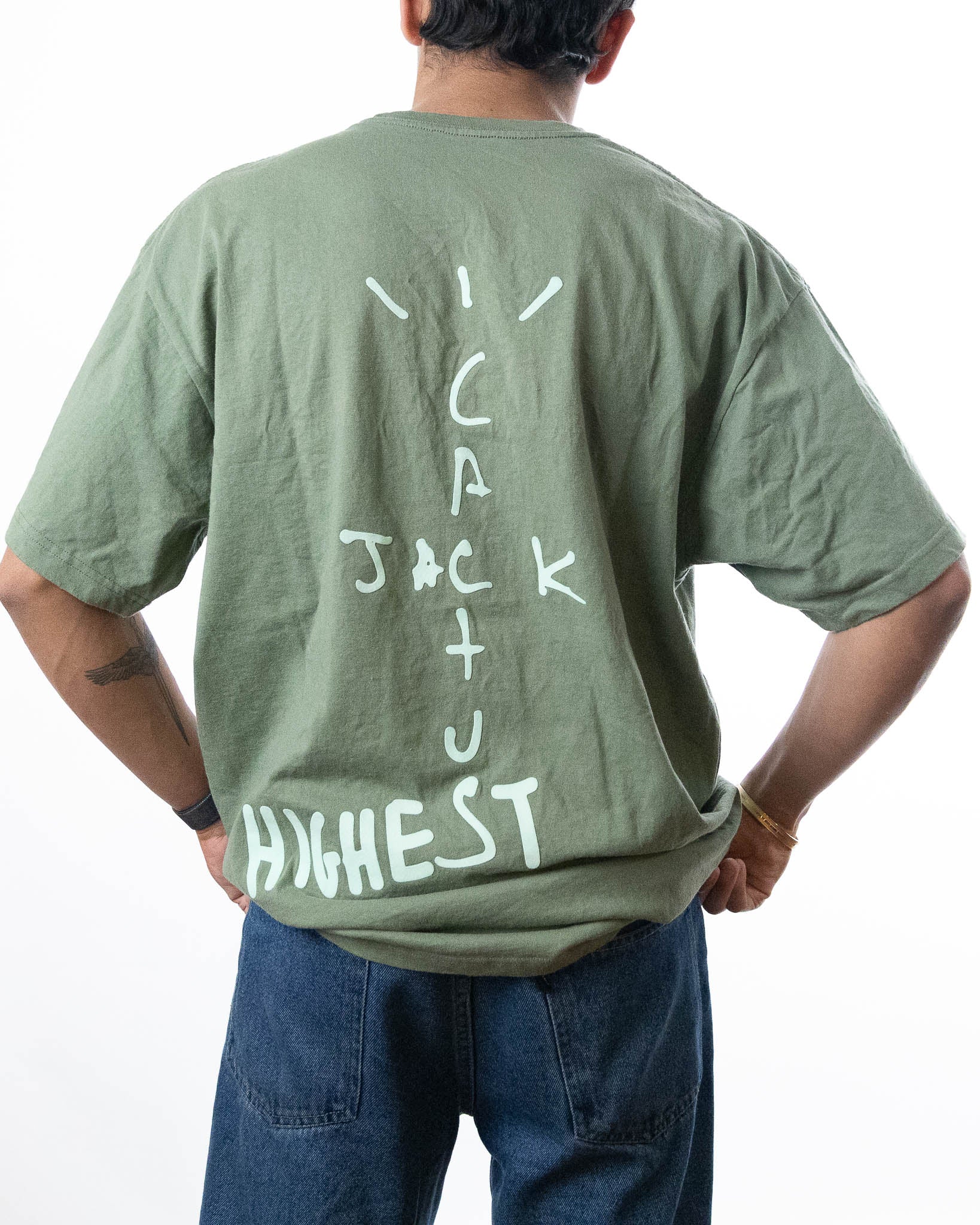 Travis Scott x Jordan Cactus Highest T-Shirt 'Olive'
