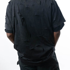 Givenchy Ripped Logo Print T-Shirt