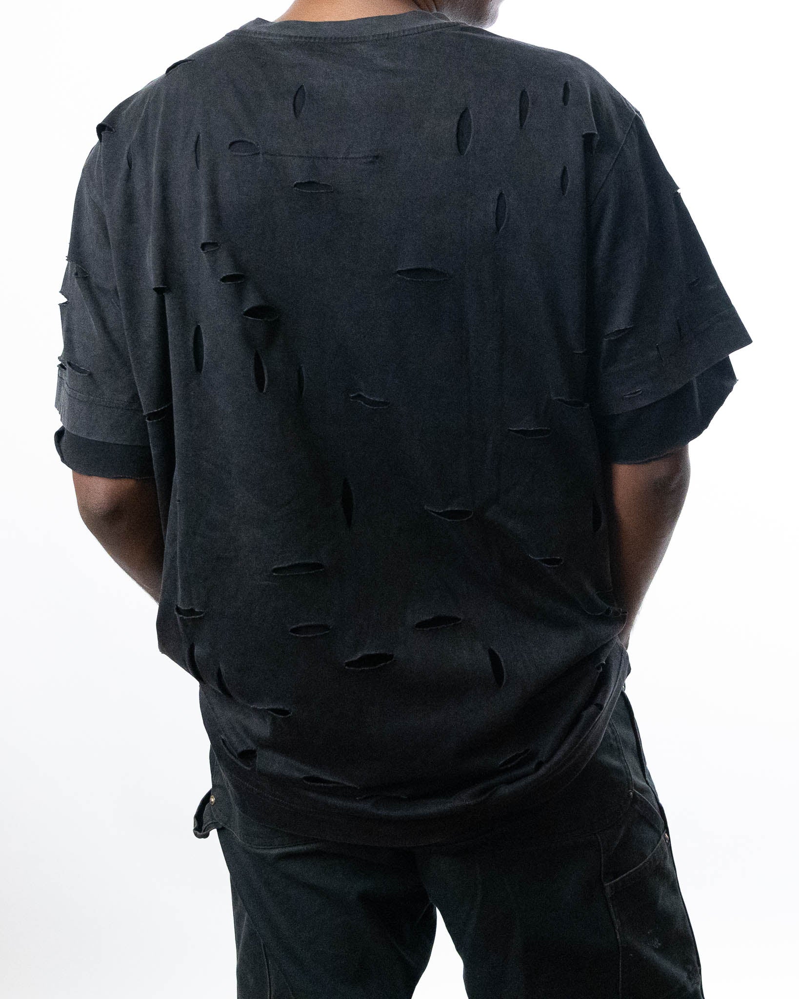 Givenchy Ripped Logo Print T-Shirt