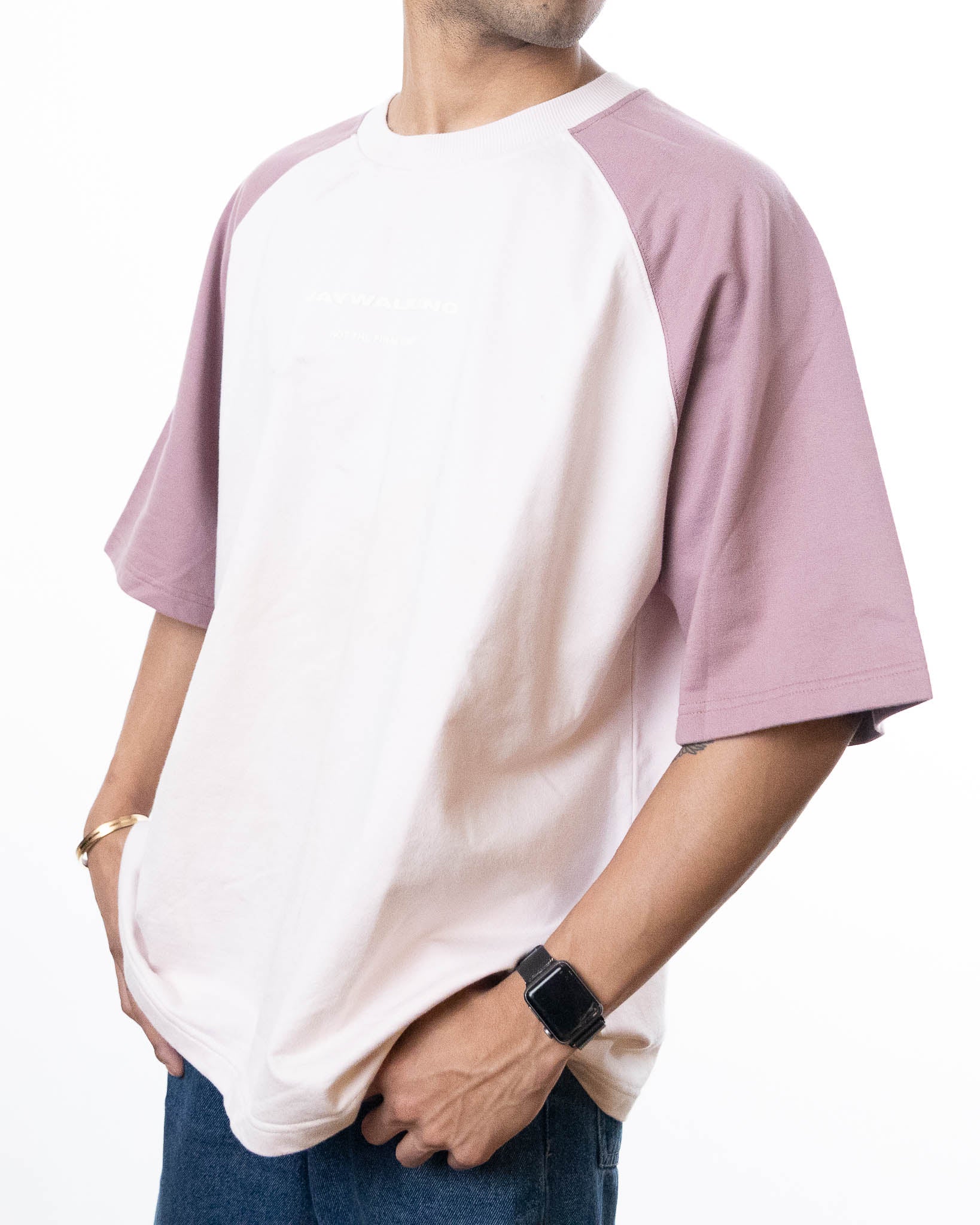 Jaywalking Dual Color Basic T-Shirt