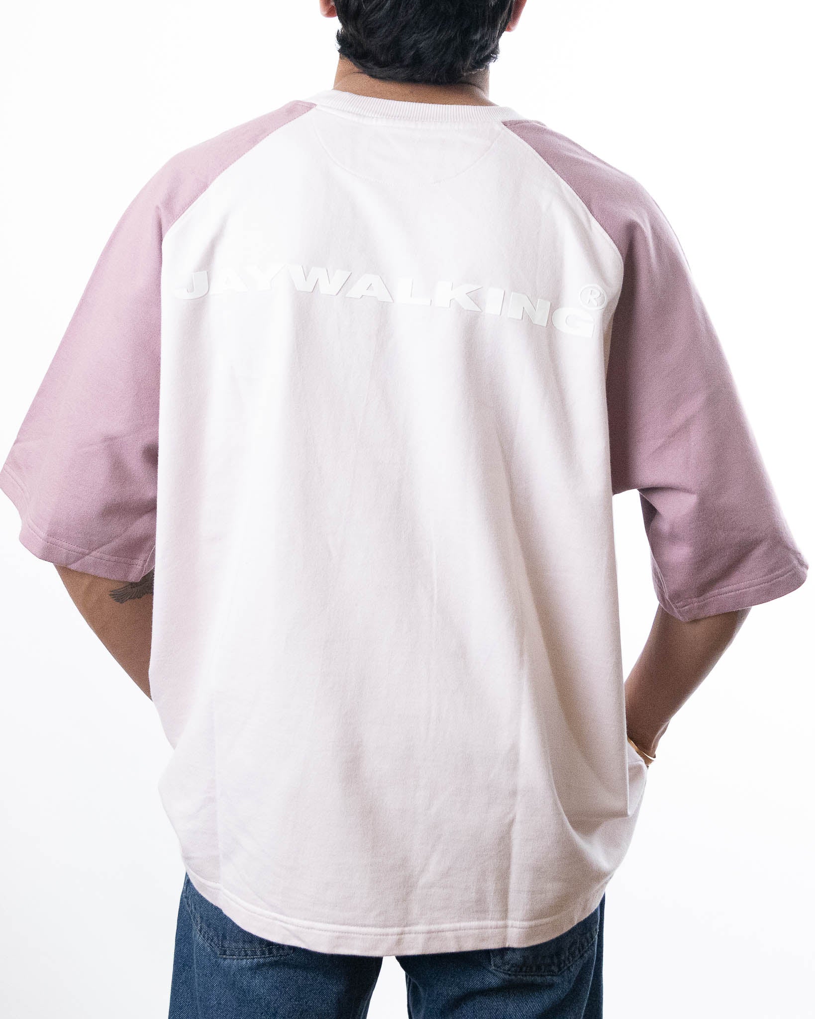 Jaywalking Dual Color Basic T-Shirt