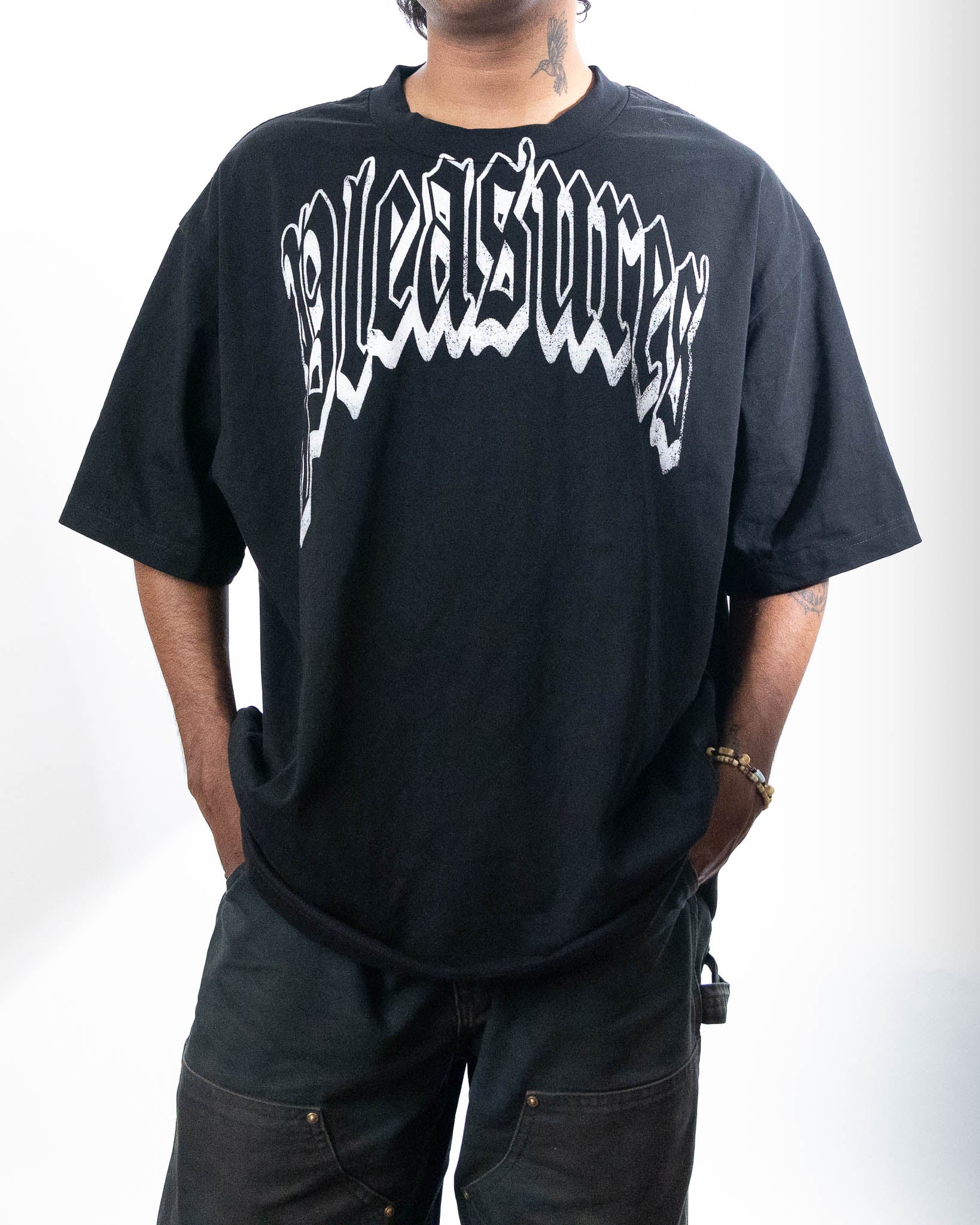 Pleasures Twitch Heavyweight T-Shirt - Black