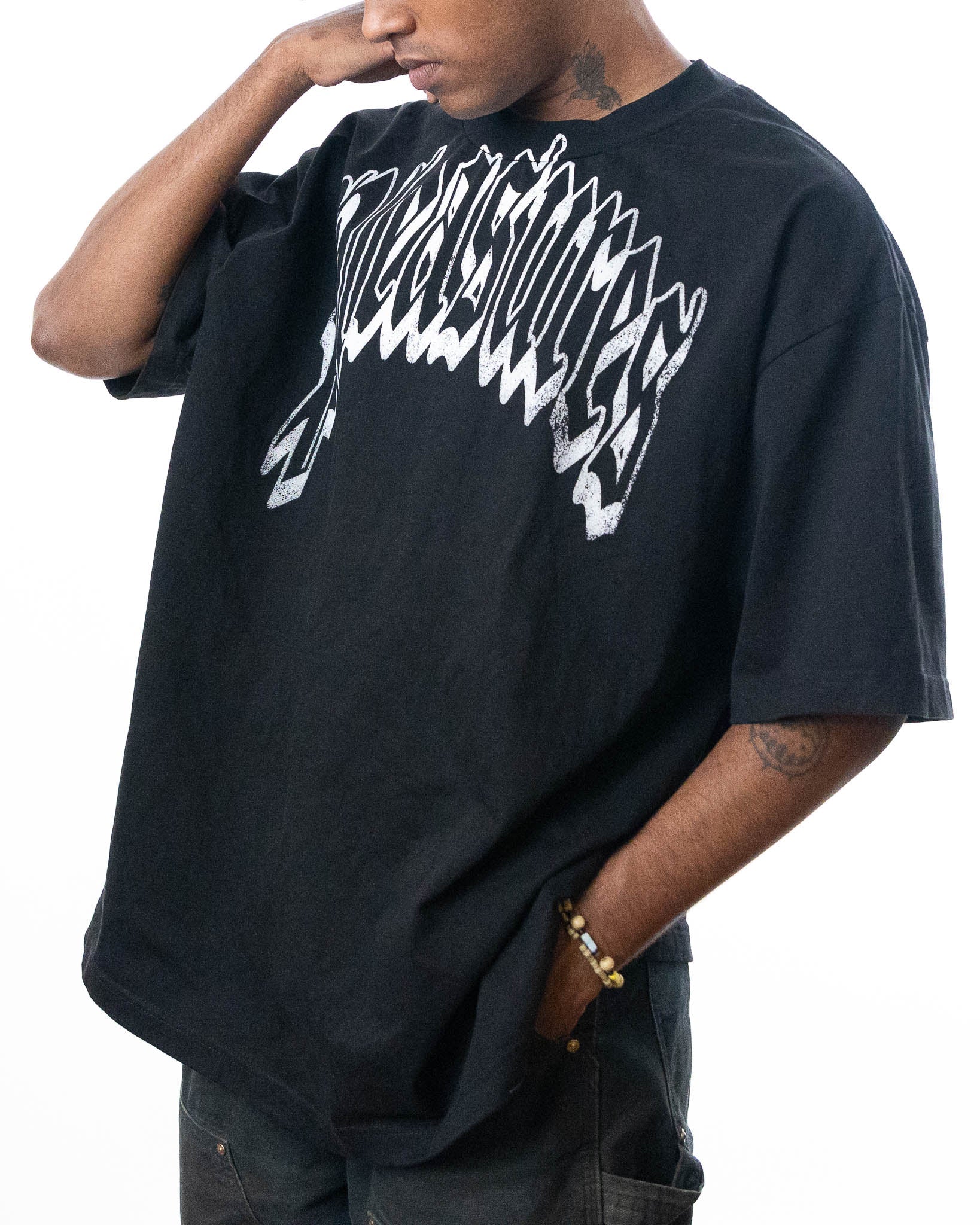 Pleasures Twitch Heavyweight T-Shirt - Black