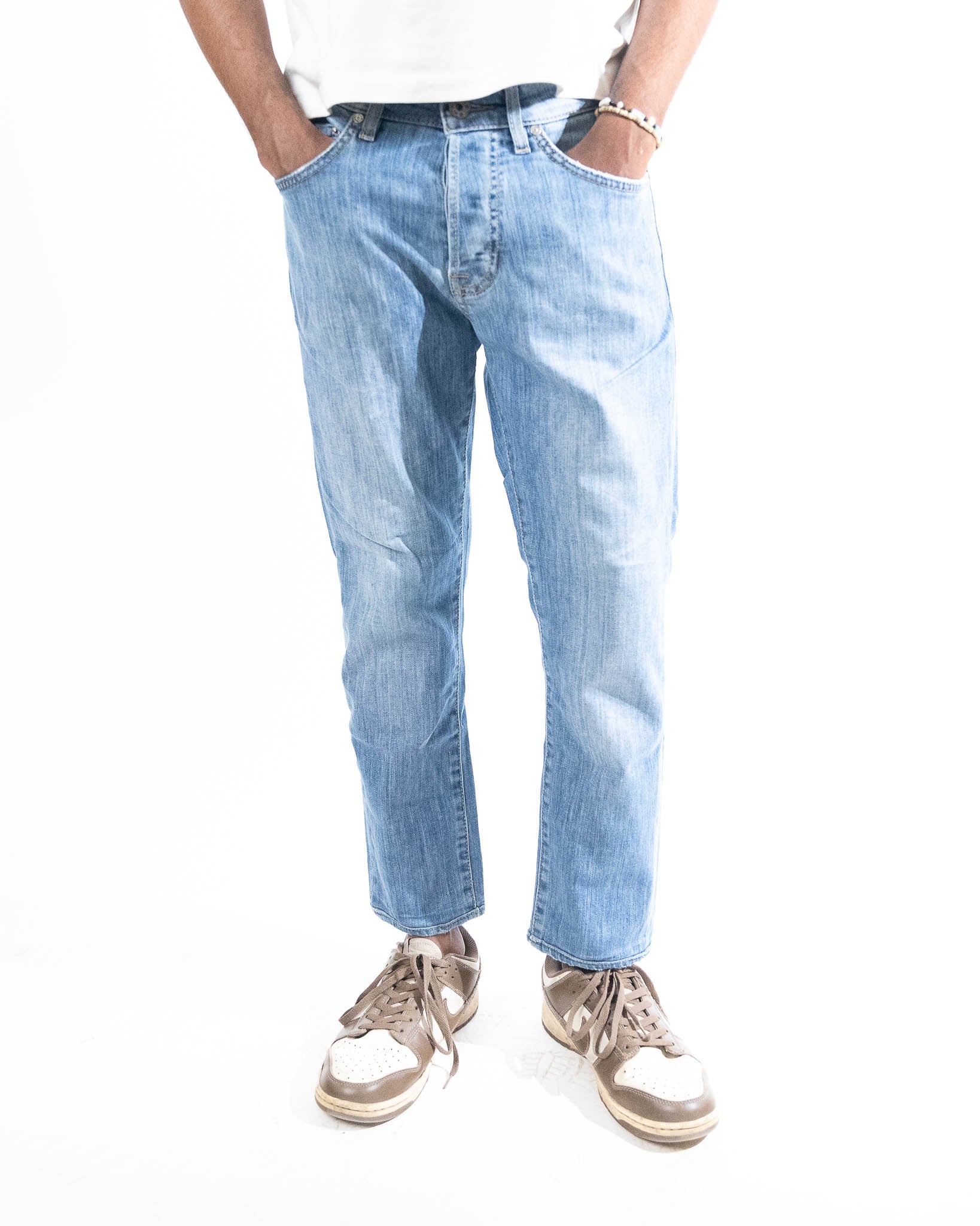 GAS Norton Carrot Fit Solid Denim