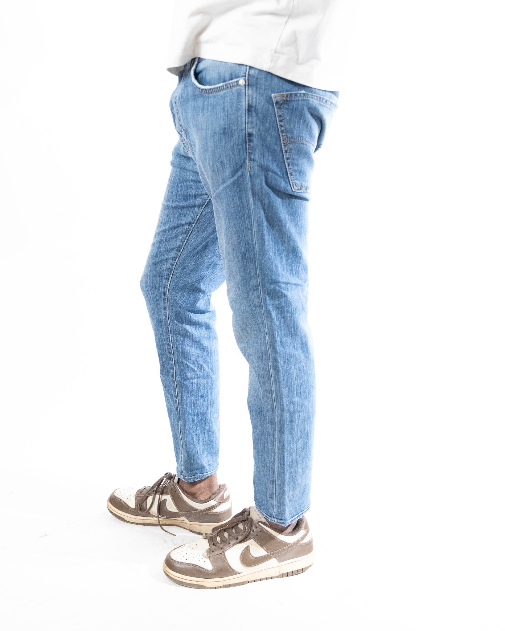 GAS Norton Carrot Fit Solid Denim