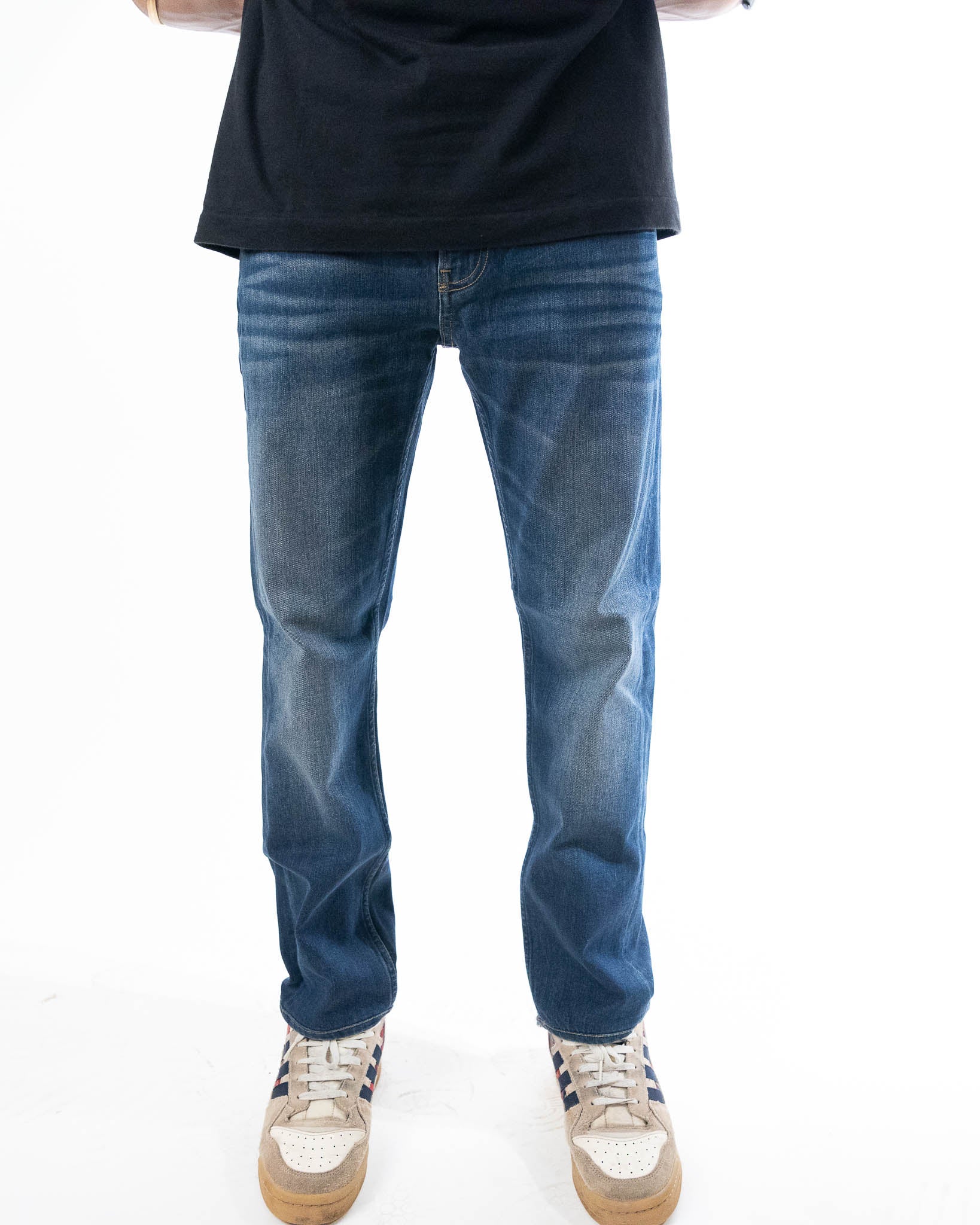 Calvin Klein Jeans Mid-Rise Denim Blue Slim Fit Jeans