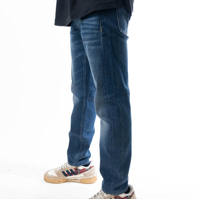 Calvin Klein Jeans Mid-Rise Denim Blue Slim Fit Jeans