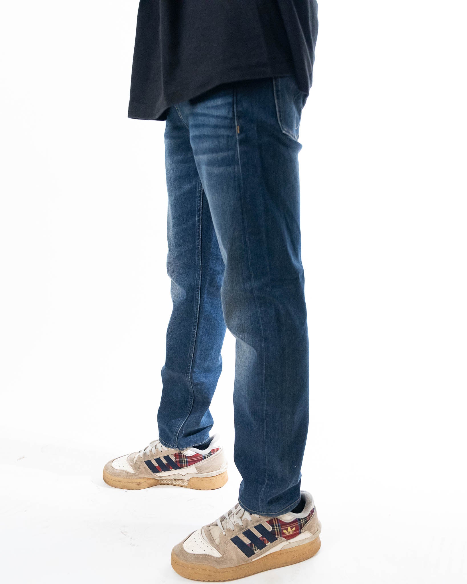 Calvin Klein Jeans Mid-Rise Denim Blue Slim Fit Jeans