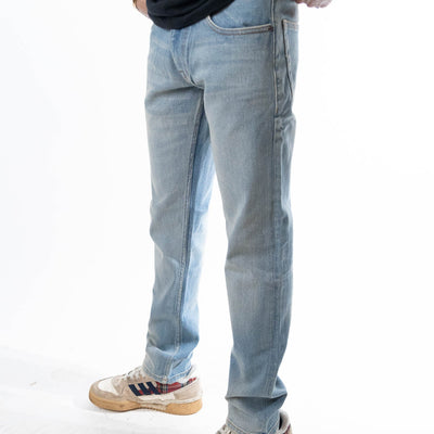 Moncler Denim Blue Bleached Jeans