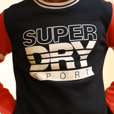 Superdry Sport Colour Block Crew Jumper