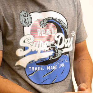 Superdry Organic Cotton Vintage Trade Mark Grey T-Shirt