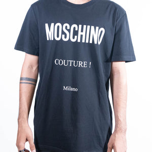 Moschino Logo Print Cotton T-Shirt