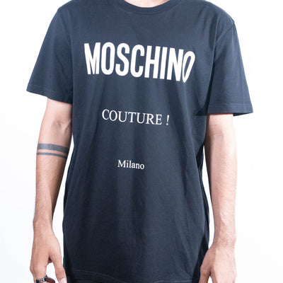Moschino Logo Print Cotton T-Shirt