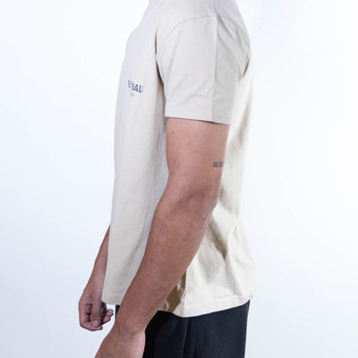Essentials Reflective Chest Logo T-Shirt - Tan