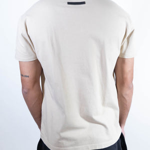 Essentials Reflective Chest Logo T-Shirt - Tan