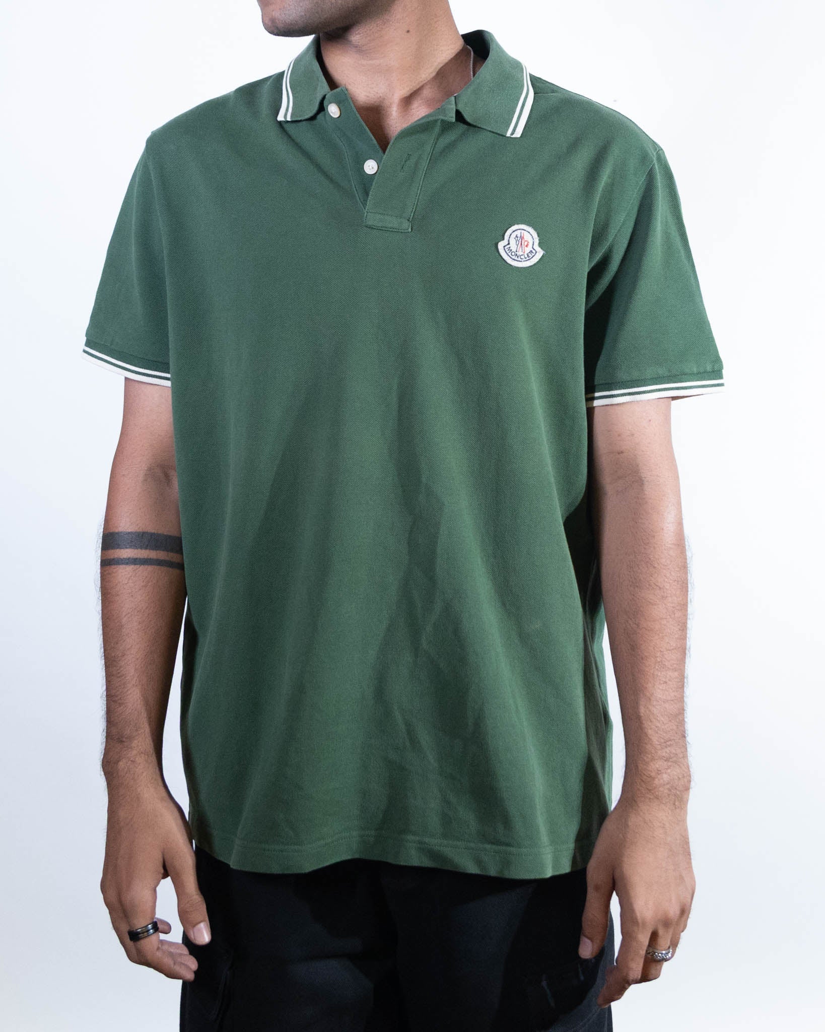 Moncler Logo Patch Polo T-Shirt